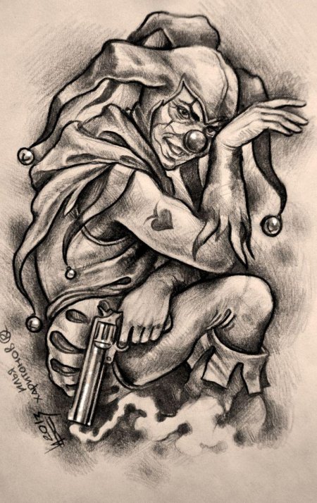 Тату шут эскизы