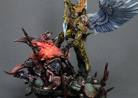 Сангвиний вархаммер 40000 миниатюра