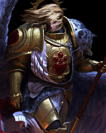 Сангвиний примарх кровавых ангелов