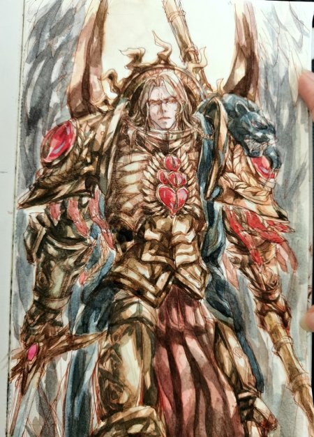 Хорус император и сангвиний