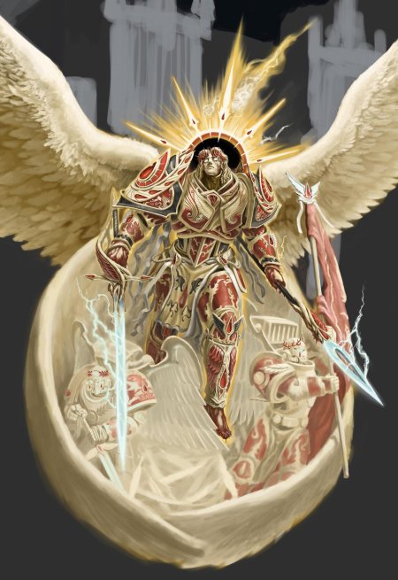 Сангвиний примарх кровавых ангелов