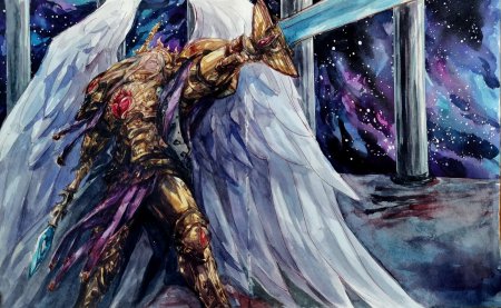 Сангвиний примарх кровавых ангелов арт