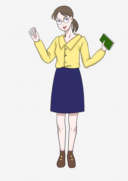 Учитель мультяшный