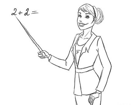 Учитель рисунки