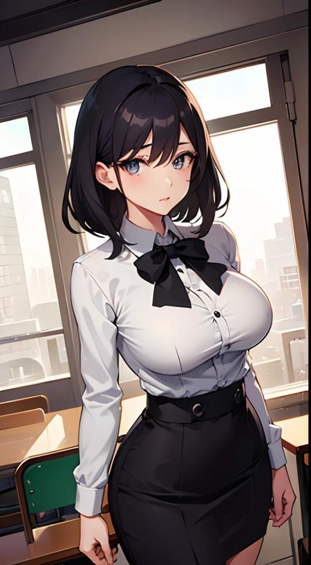 Учительница аниме