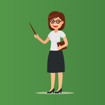 Учительница рисунок