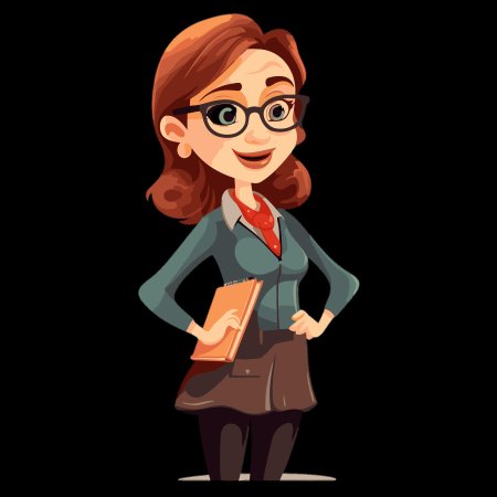 Мультяшный учитель