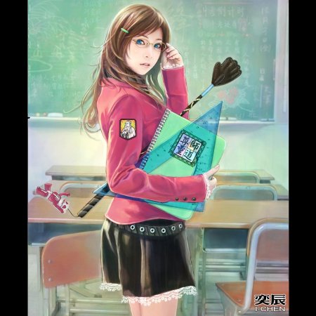 В стиле аниме