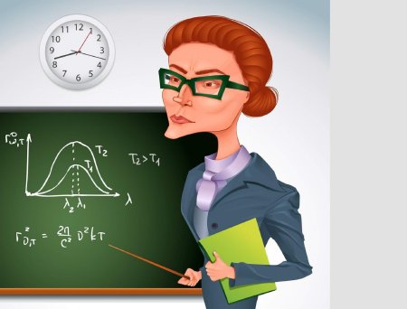 Мультяшные учителя