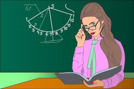 Девушка учитель