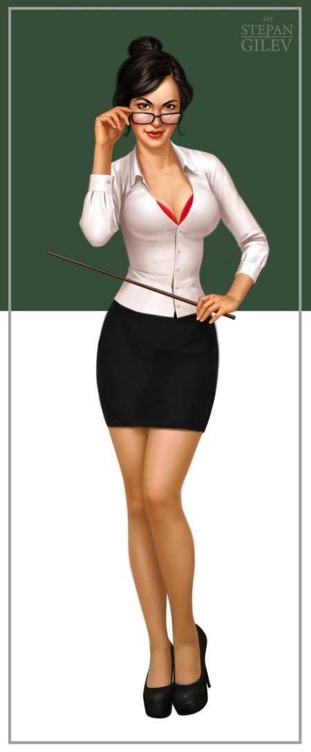 Учительница рисования