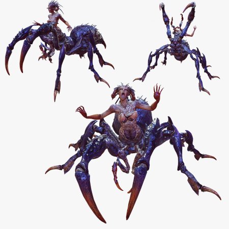 Арахнид хуманизация скорпион королева пауков