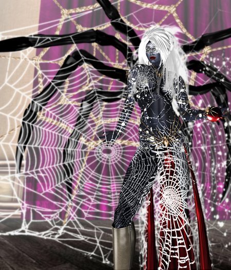 Ллос паучья королева косплей