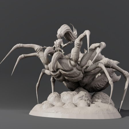 3д модель паука для 3д принтера