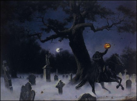 Сонная лощина всадник без головы арт