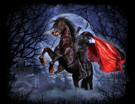 Сонная лощина всадник без головы арт