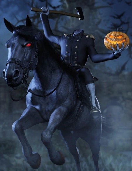 Сонная лощина всадник без головы арт