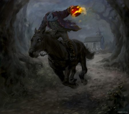 Сонная лощина всадник без головы арт