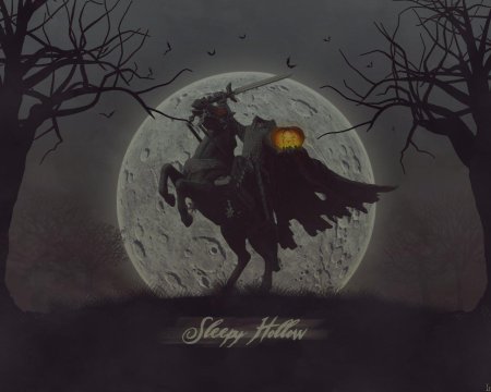 Сонная лощина всадник без головы арт