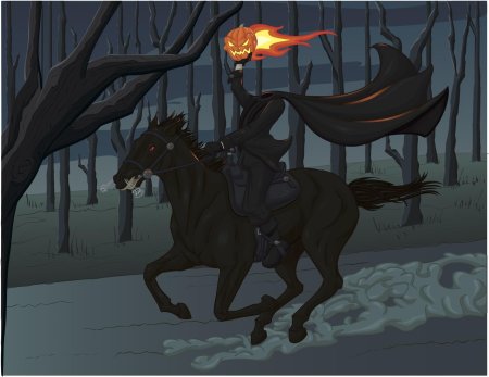 Сонная лощина всадник без головы арт