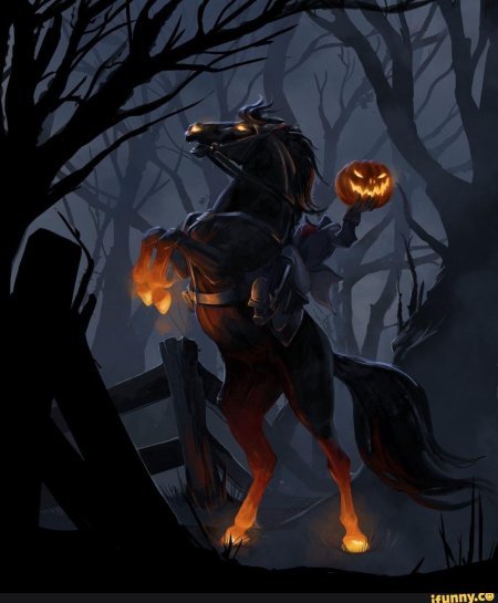 Сонная лощина всадник без головы арт