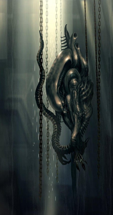 Чужой ксеноморф гигер