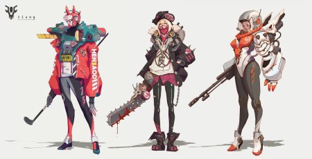 Концепт персонажа девушка