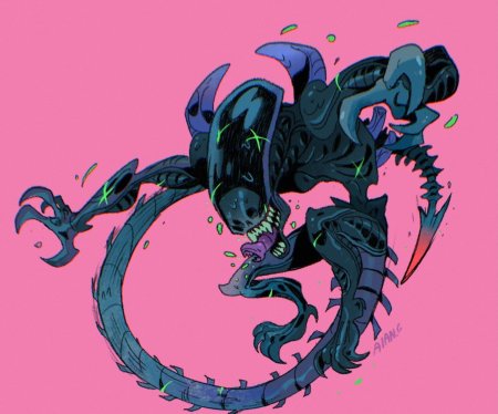 Королева чужих,ксеноморф.