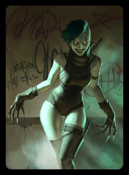 Девушка мутант