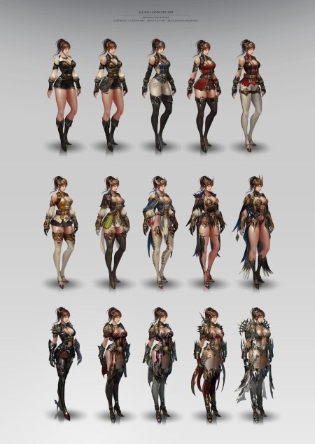 Концепт арт большие девушки