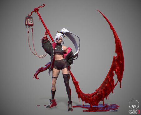 Коса оружие арт