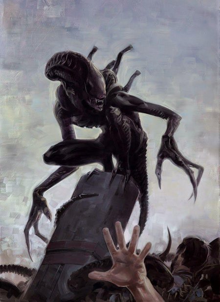 Человек ксеноморф фантазии