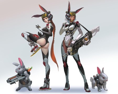 Ребекка киберпанк кролик