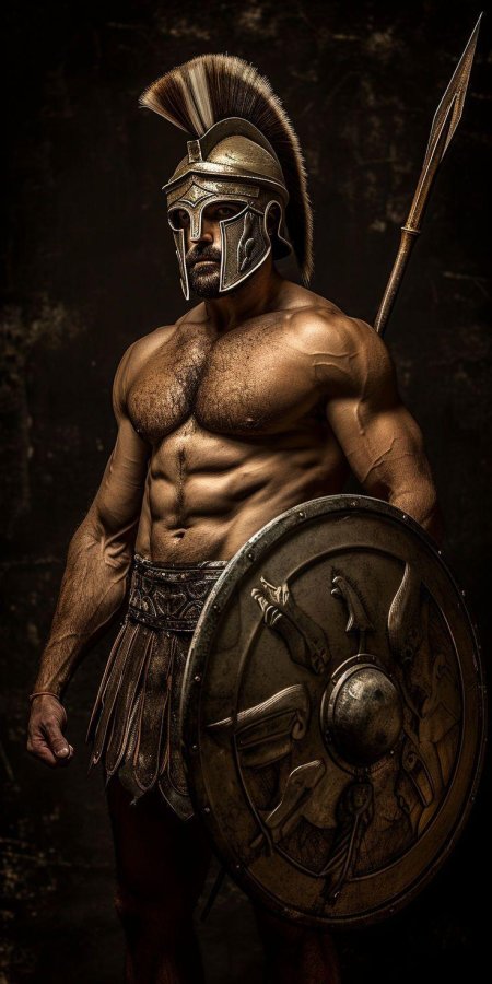 Спартанец воин