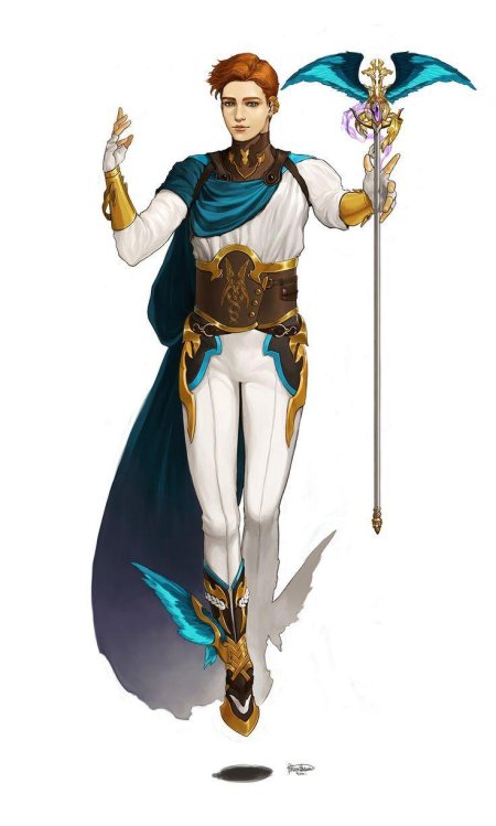 Хилер жрец арт фэнтези