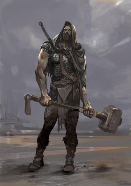 Полуорк варвар днд