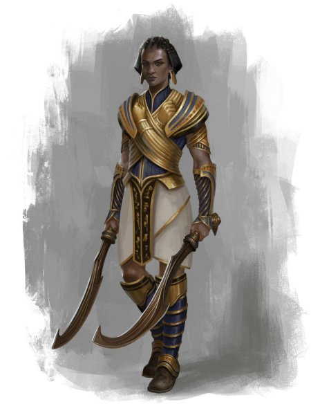 Египетская воительница арт