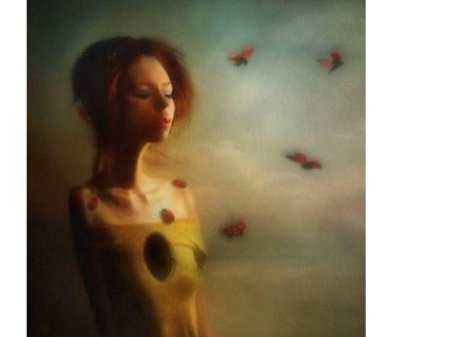 Сюрреализм девушки