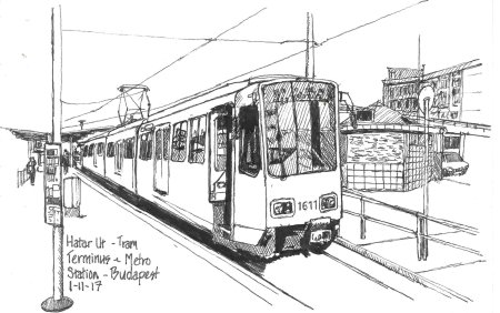 Раскраска трамвай