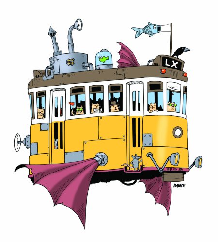Трамвай мультяшный