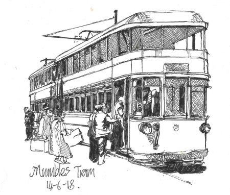 Раскраска трамвай