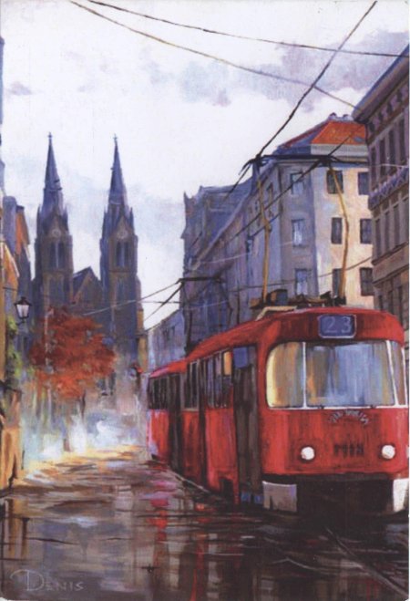 Юрий шевчук художник трамвай