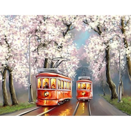 Живопись пятигорск красный трамвай