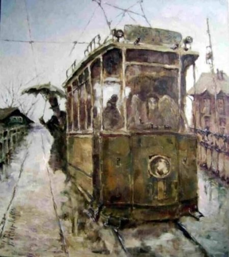 Художник владимир чирков трамваи