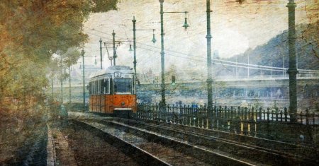 Трамвай картина