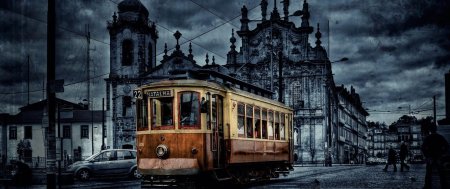 Старинные трамваи