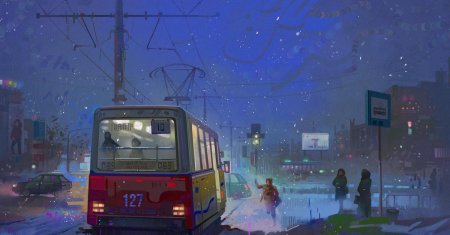 Обои на рабочий стол трамвай