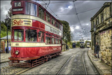 Двухэтажный трамвай в александрии