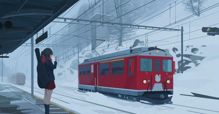 Поезд аниме