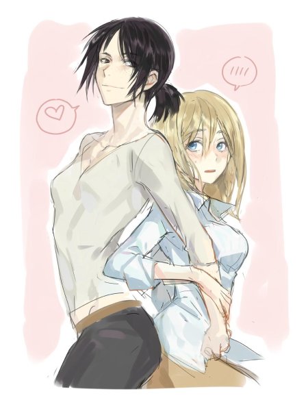 Атака титанов криста и имир